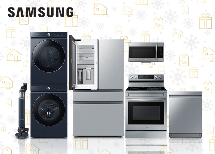 Samsung Home Appliance Black Friday Bespoke Laundry Stacking Kit Offer** Samsung Home Appliance Black Friday Bespoke Laundry Stacking Kit Offer**