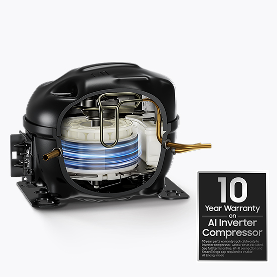AI Inverter Compressor with 10 Year Warranty AI Inverter Compressor with 10 Year Warranty