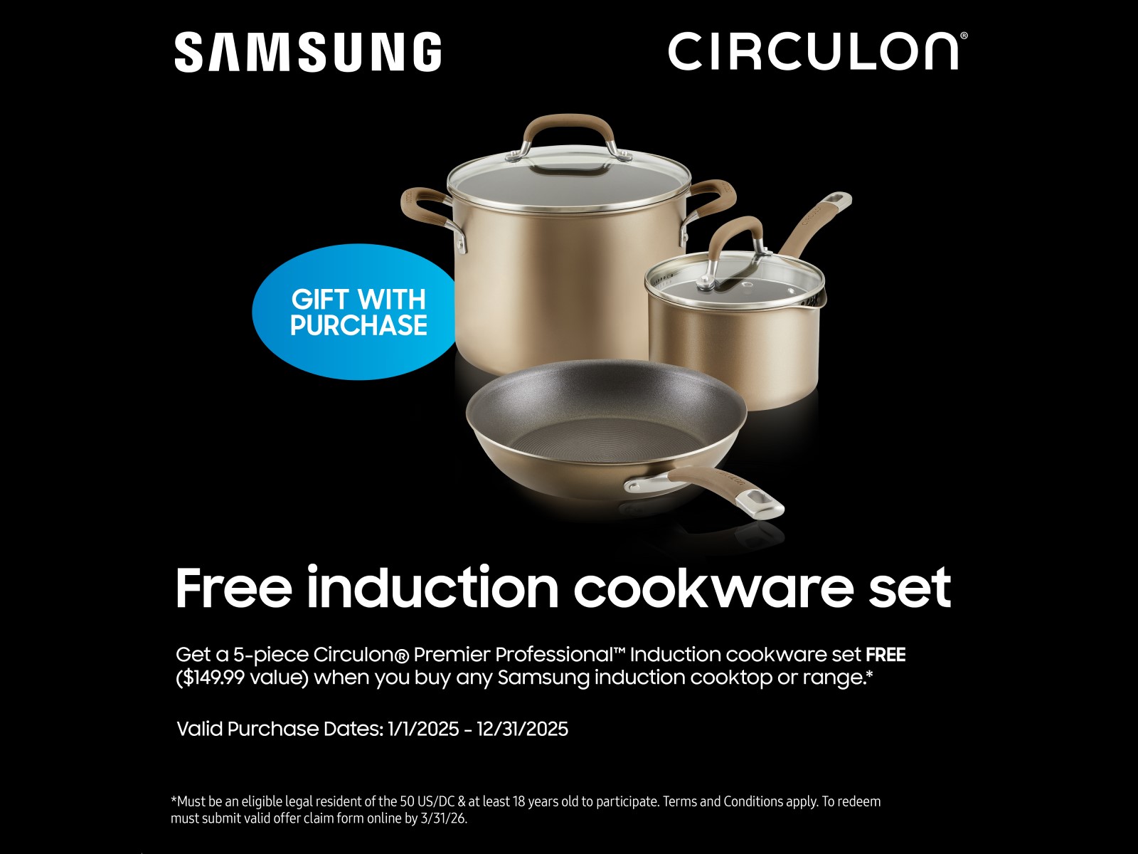 Thumbnail image of Bespoke 6.3 cu. ft. Smart Slide-In Induction Range with Ambient Edge Lighting™ & Air Sous Vide in Stainless Steel