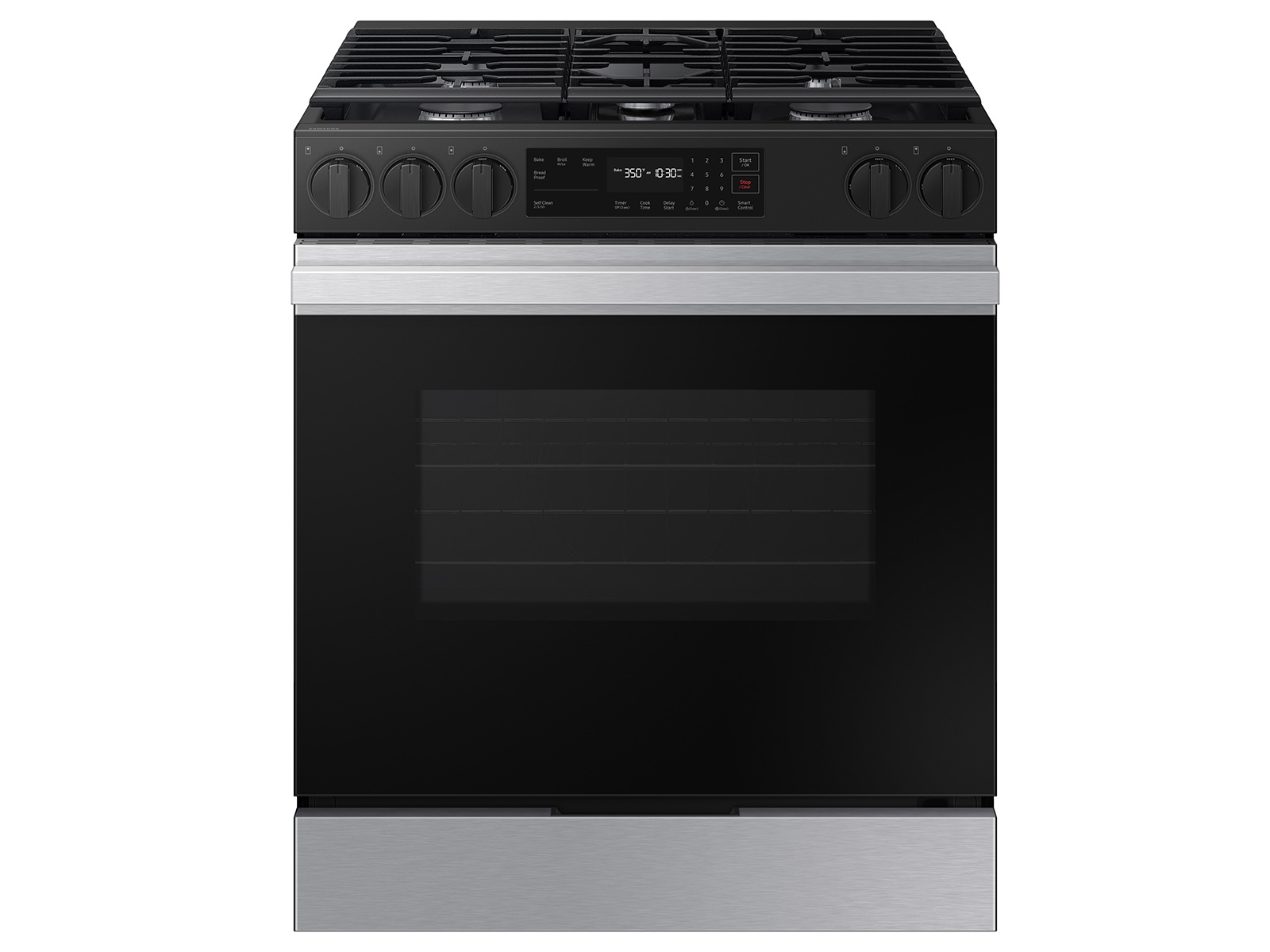 Bespoke Smart Slide-In Gas Range with Precision Knobs