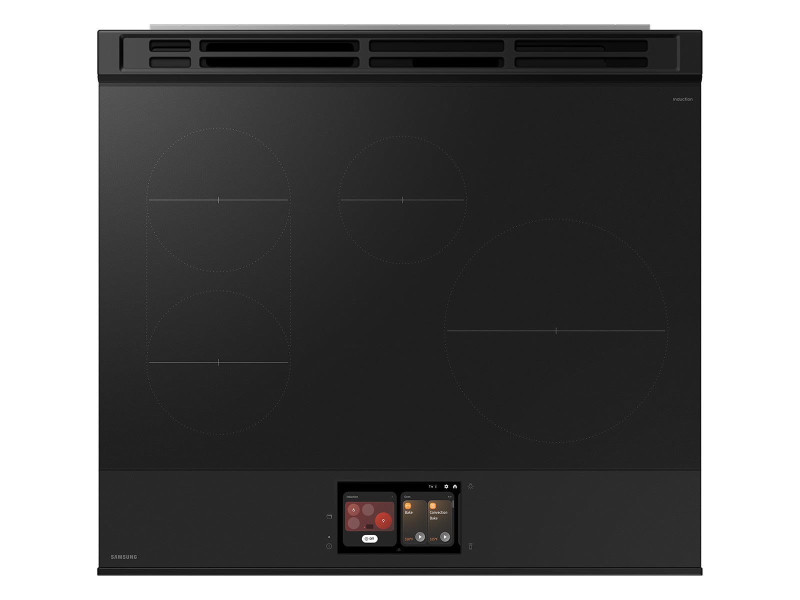 Thumbnail image of Bespoke 6.3 cu. ft. Smart Slide-In Induction Range with AI Home & Smart Oven Camera in Stainless Steel