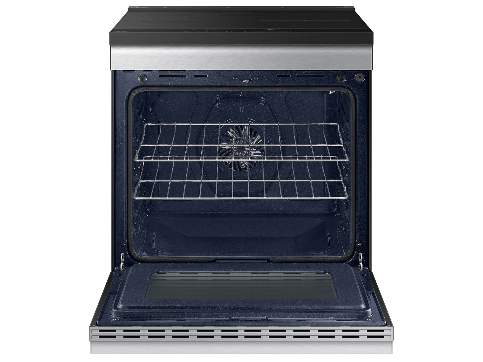 Thumbnail image of Bespoke 6.3 cu. ft. Smart Slide-In Induction Range with Ambient Edge Lighting™ & Air Sous Vide in Stainless Steel