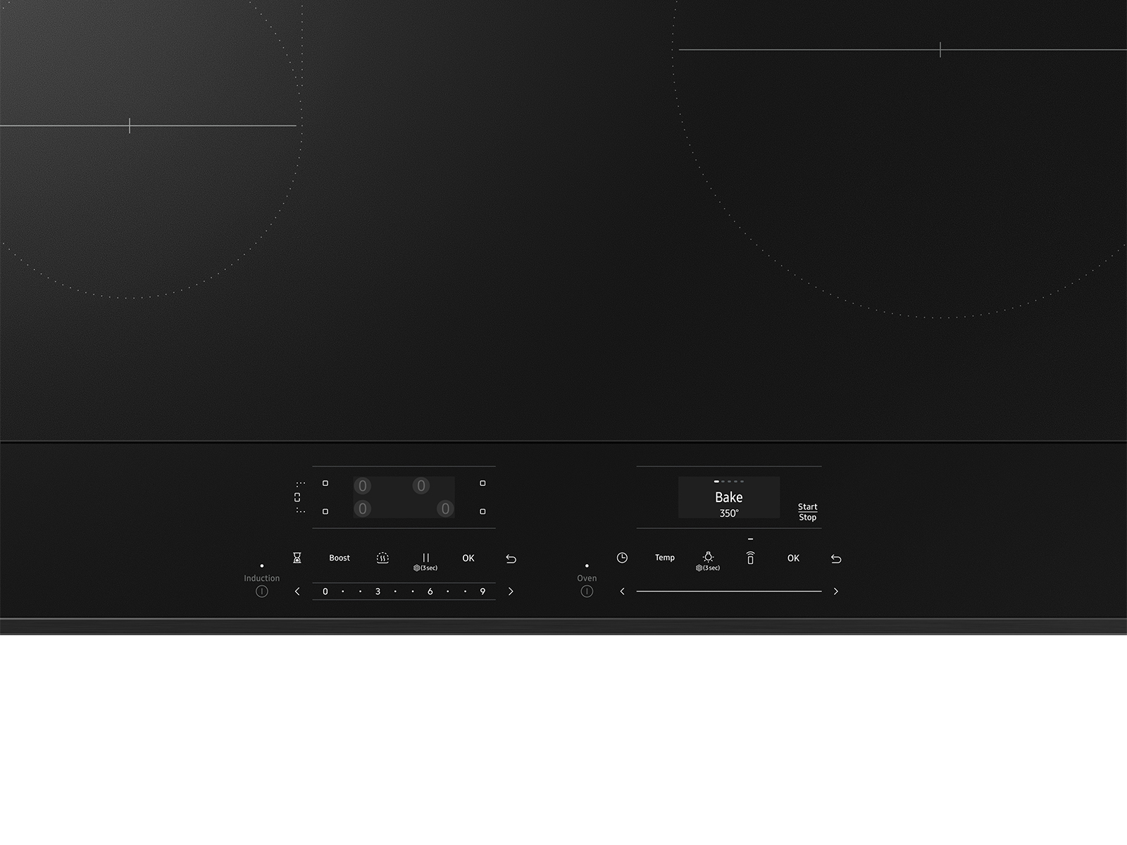 Thumbnail image of Bespoke 6.3 cu. ft. Smart Slide-In Induction Range with Ambient Edge Lighting™ & Air Sous Vide in Stainless Steel