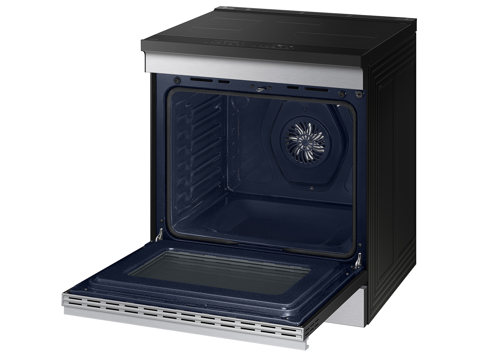 Thumbnail image of Bespoke 6.3 cu. ft. Smart Slide-In Induction Range with Ambient Edge Lighting™ & Air Sous Vide in Stainless Steel