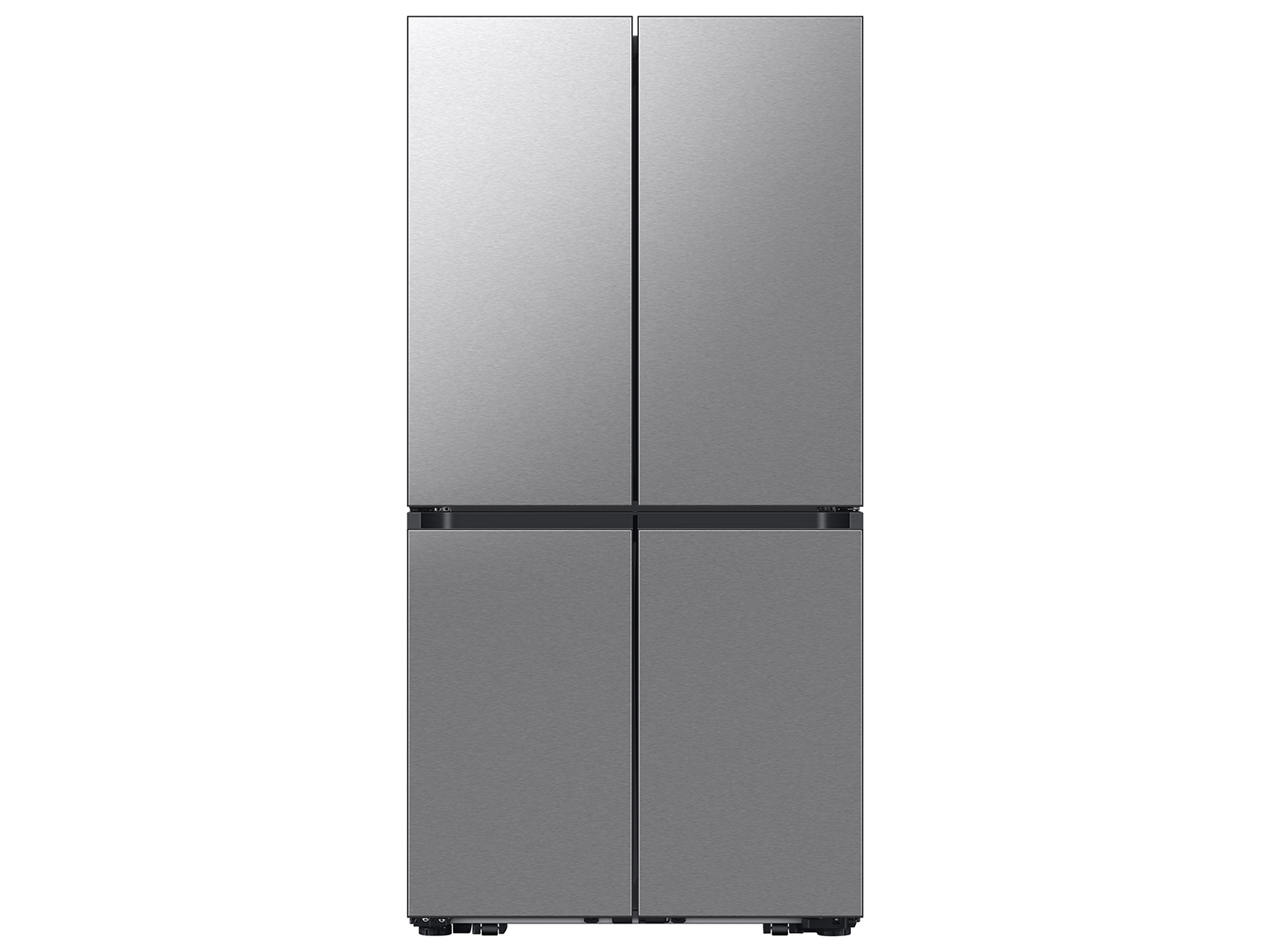 Thumbnail image of Bespoke 23 cu. ft. Counter Depth 4-Door French Door Refrigerator with AI Hybrid Cooling & Beverage Center™ in Stainless Steel